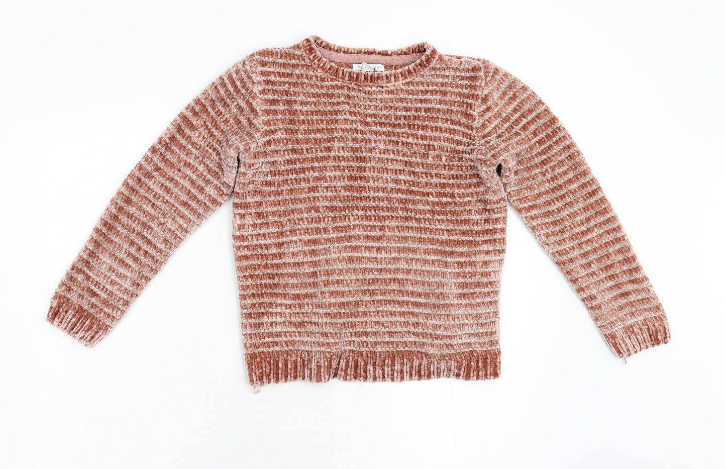 Primark Girls Pink  Knit Pullover Jumper Size 11-12 Years