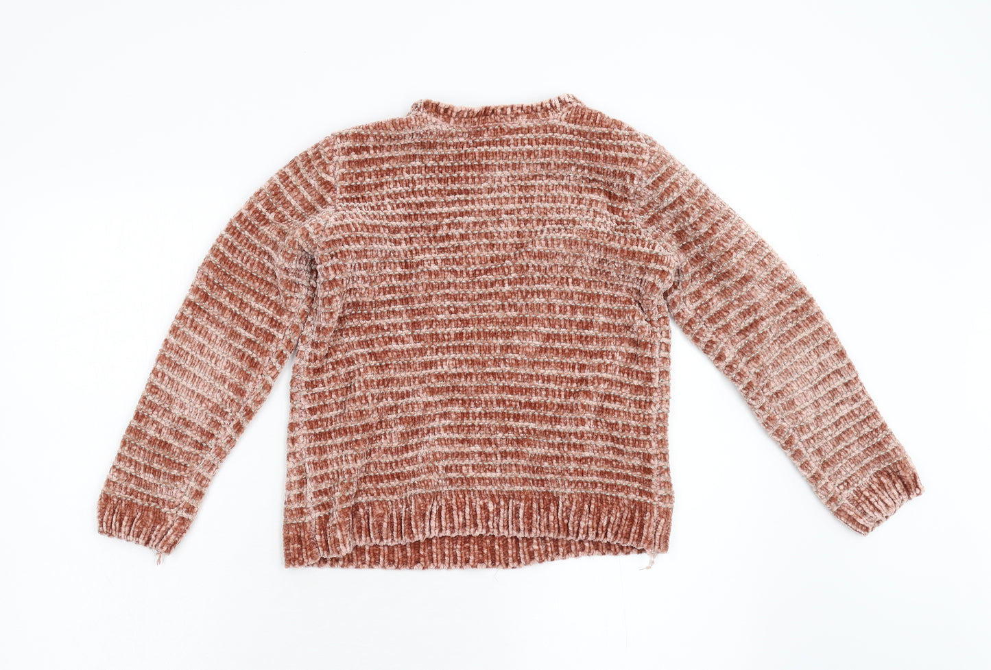 Primark Girls Pink  Knit Pullover Jumper Size 11-12 Years
