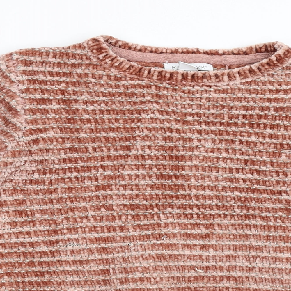 Primark Girls Pink  Knit Pullover Jumper Size 11-12 Years