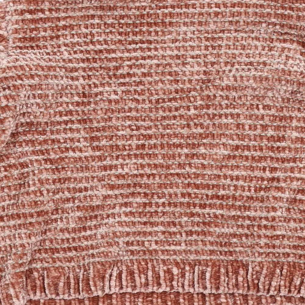 Primark Girls Pink  Knit Pullover Jumper Size 11-12 Years