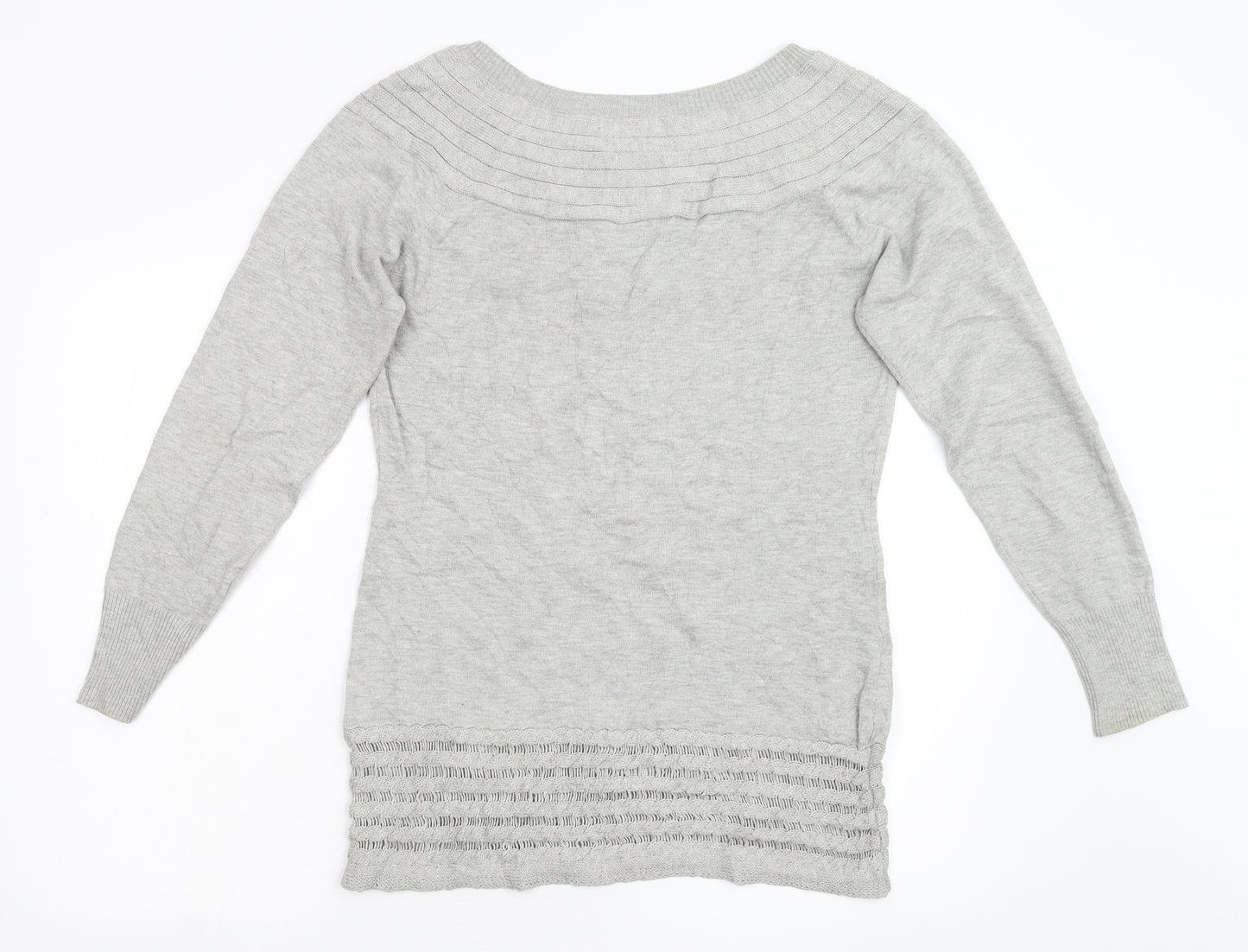 Stella Womens Grey  Knit Pullover Jumper Size XL