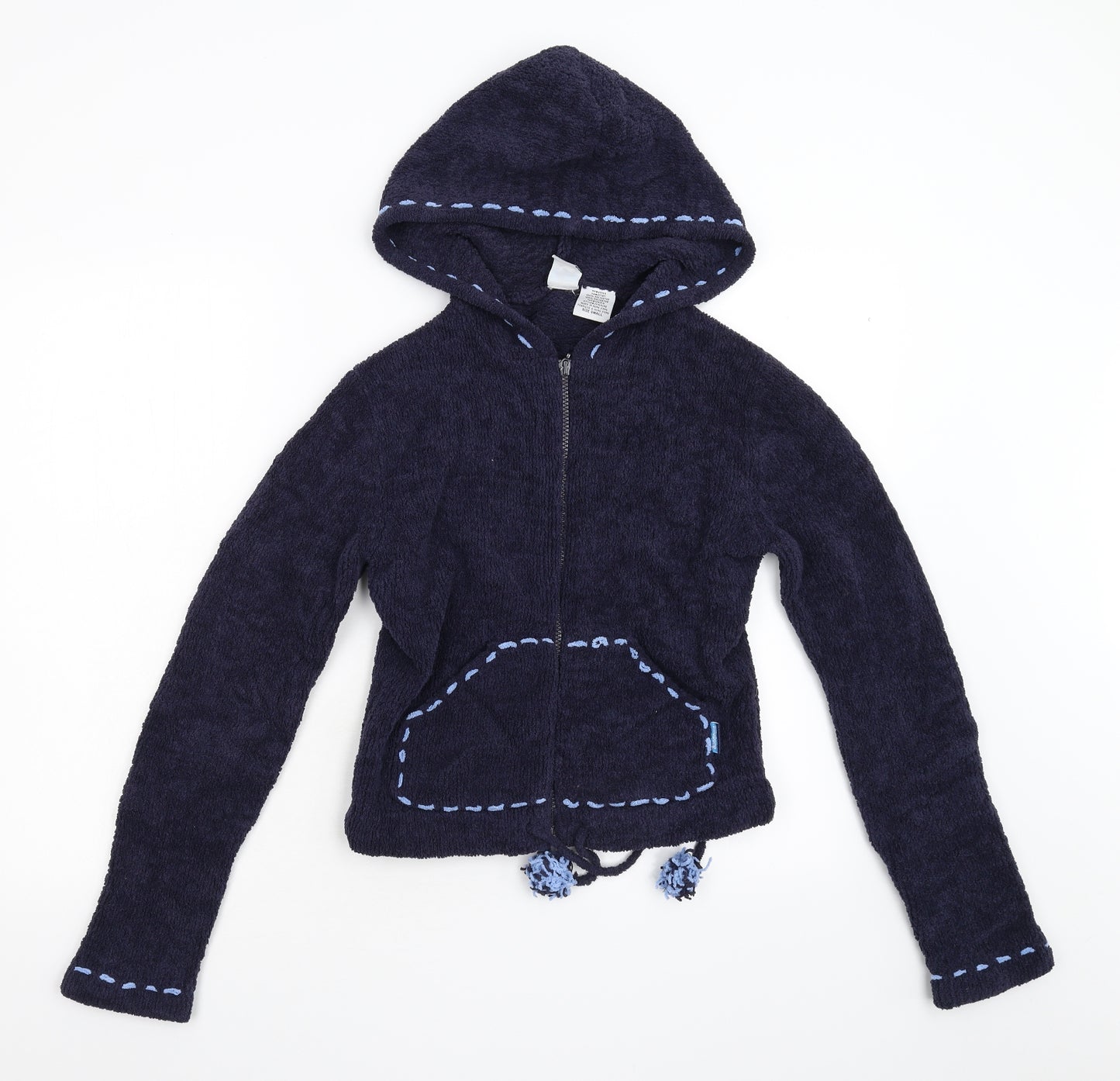 Bill Bong Womens Blue   Full Zip Hoodie Size S
