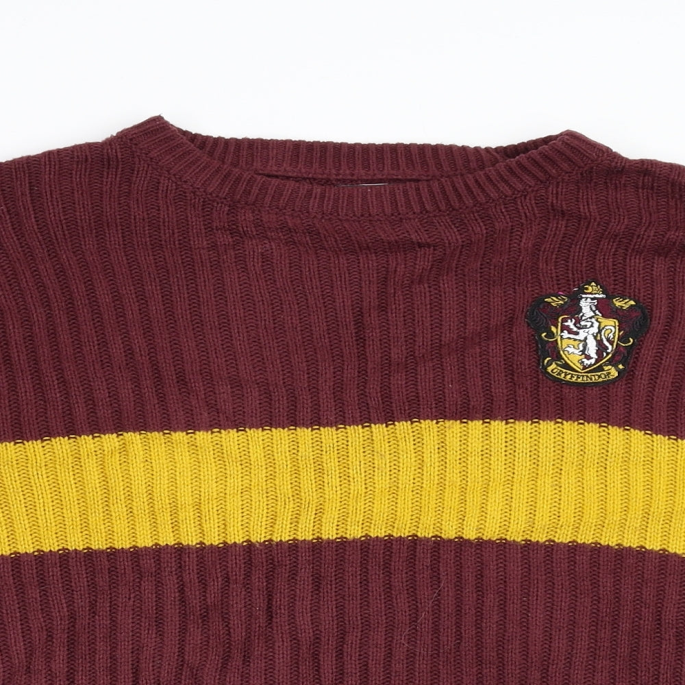 Primark Womens Red  Knit Pullover Jumper Size XS  - Harry Potter