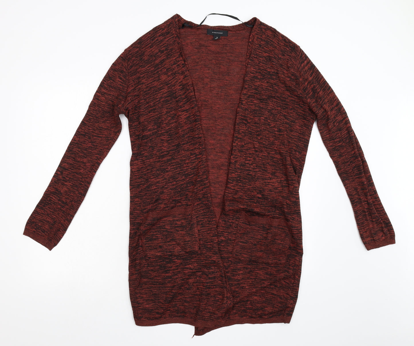 Primark Womens Orange  Knit Cardigan Jumper Size M