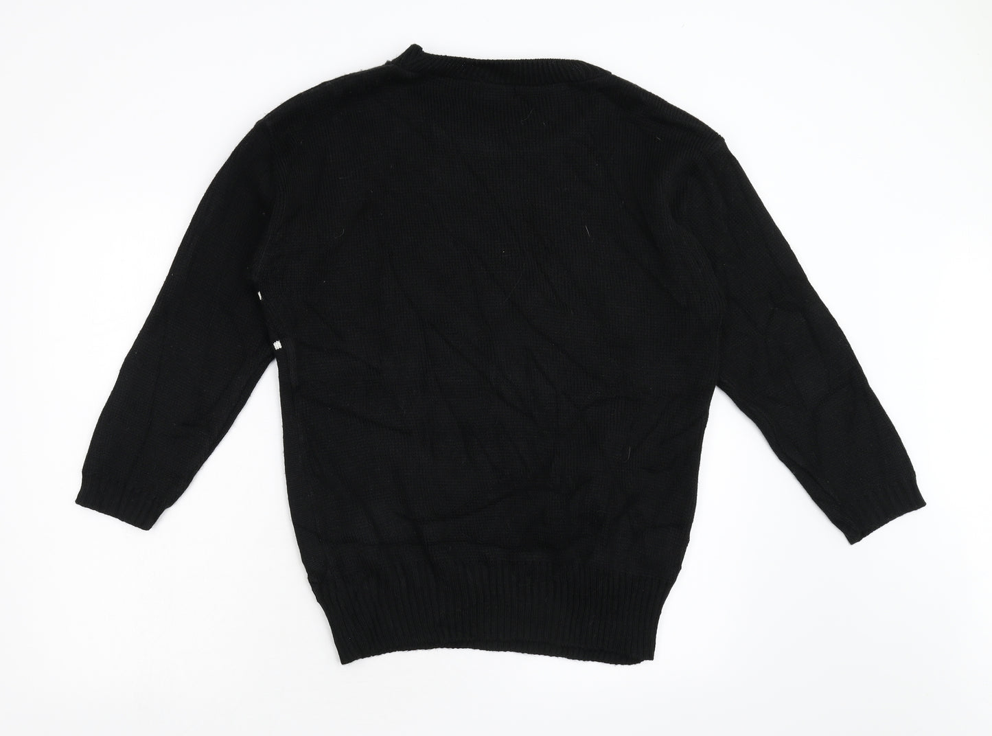 Oyisis Womens Blue  Knit Pullover Jumper Size M  - Penguin