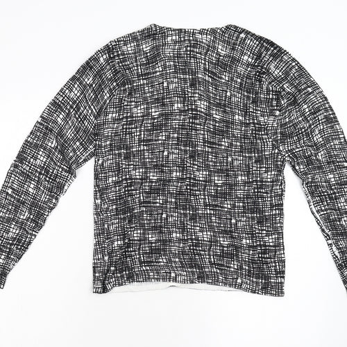 Isle Womens Black  Knit Cardigan Jumper Size S
