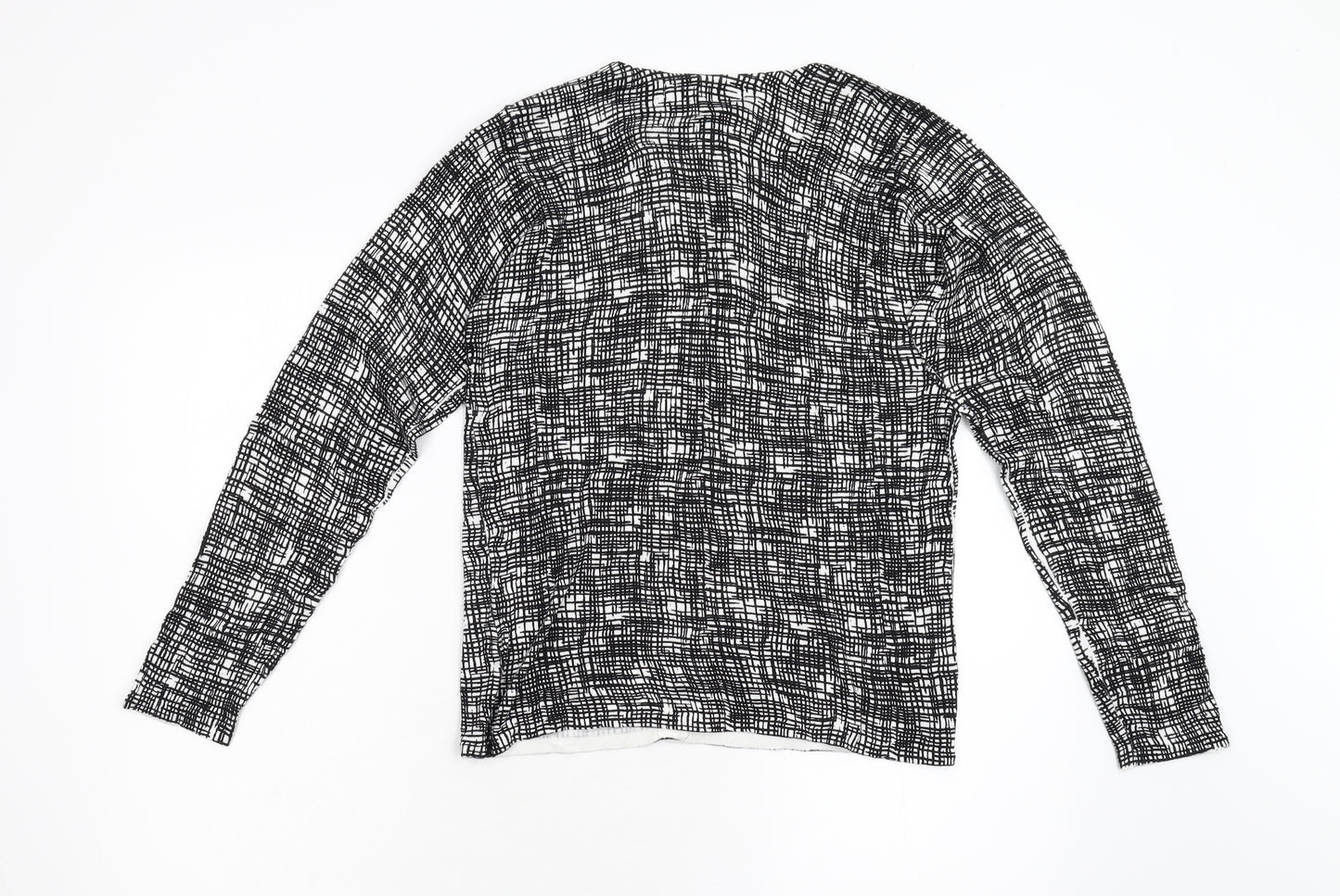 Isle Womens Black  Knit Cardigan Jumper Size S
