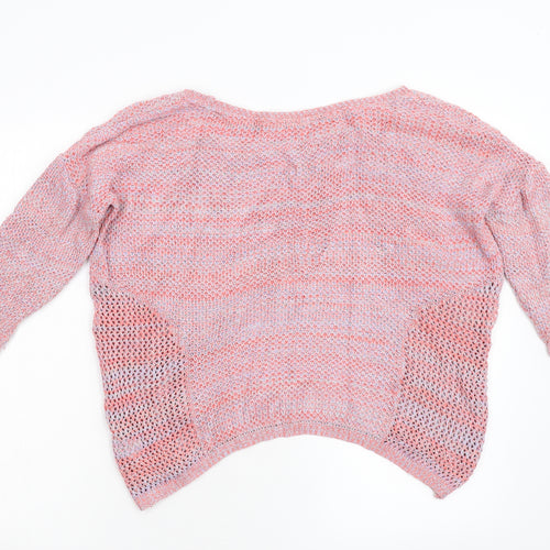 F&F Womens Pink  Knit Pullover Jumper Size 10