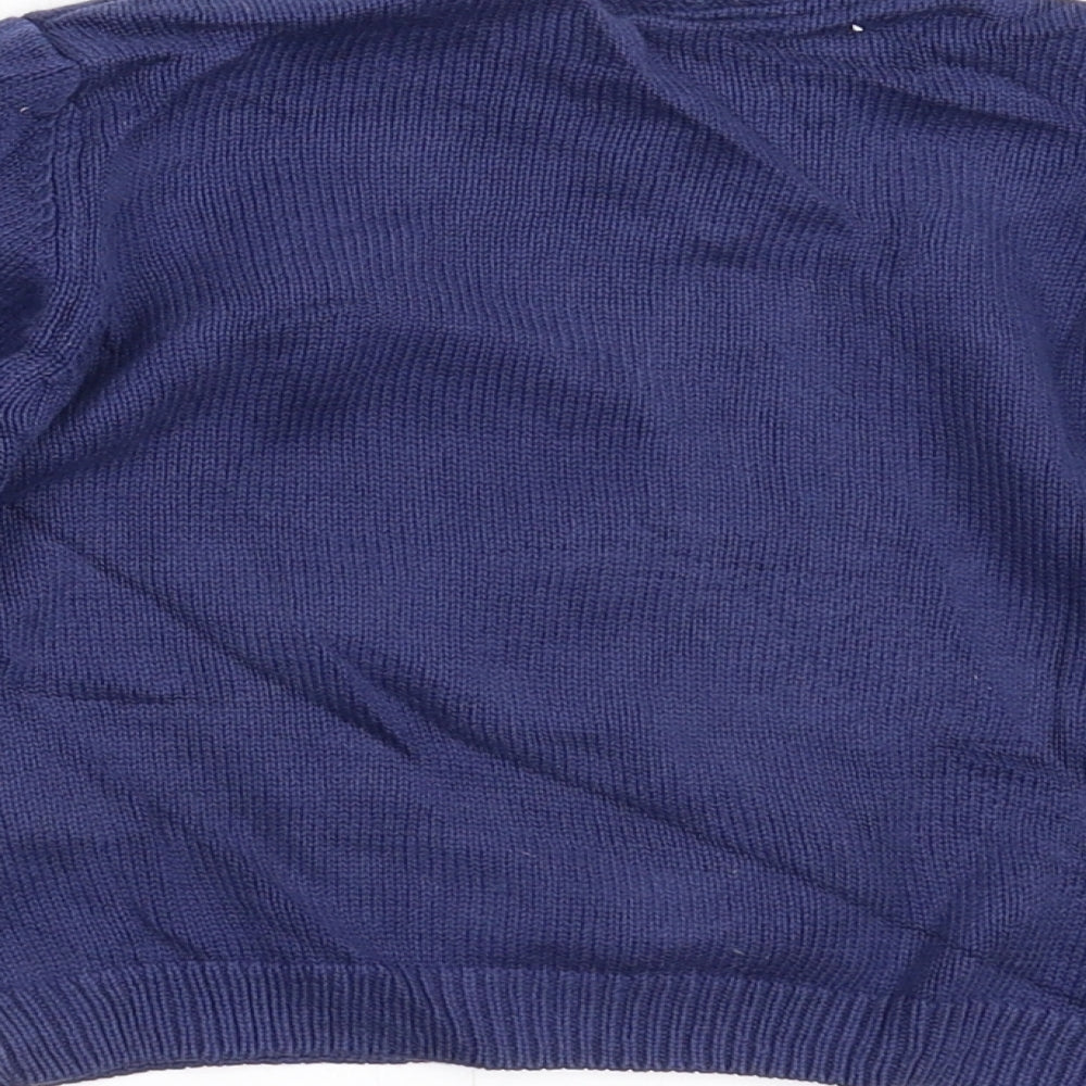 M&S Boys Blue  Knit Pullover Jumper Size 3-4 Years  - Peppa Pig
