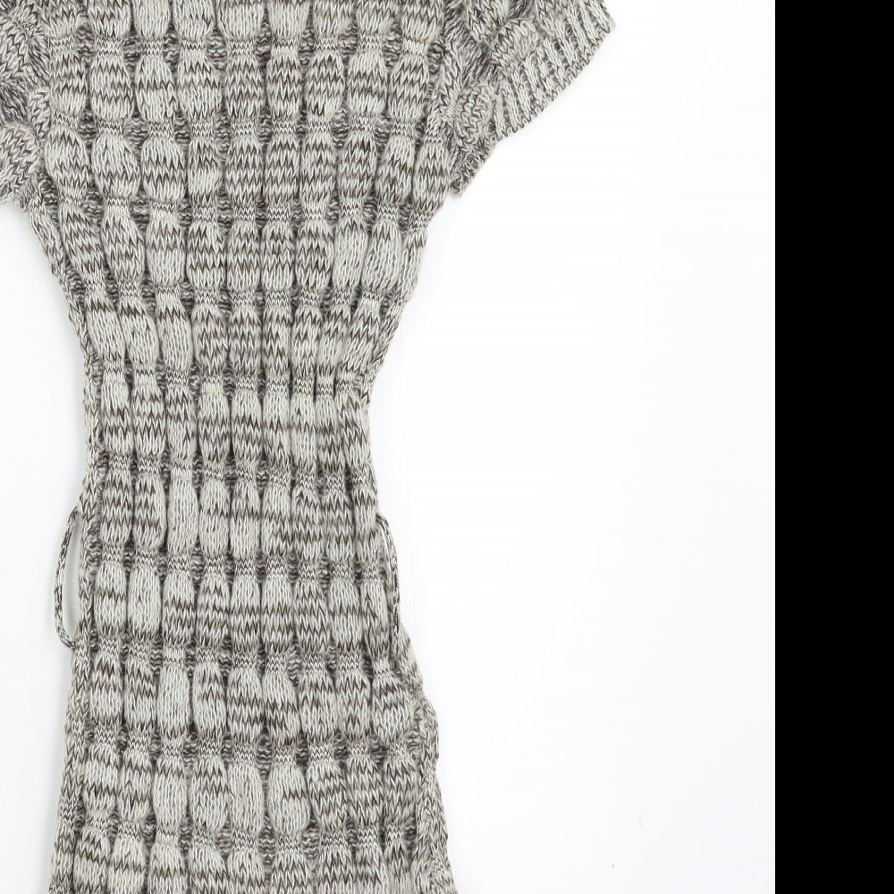 Sky Womens Grey  Knit Jumper Dress  Size S