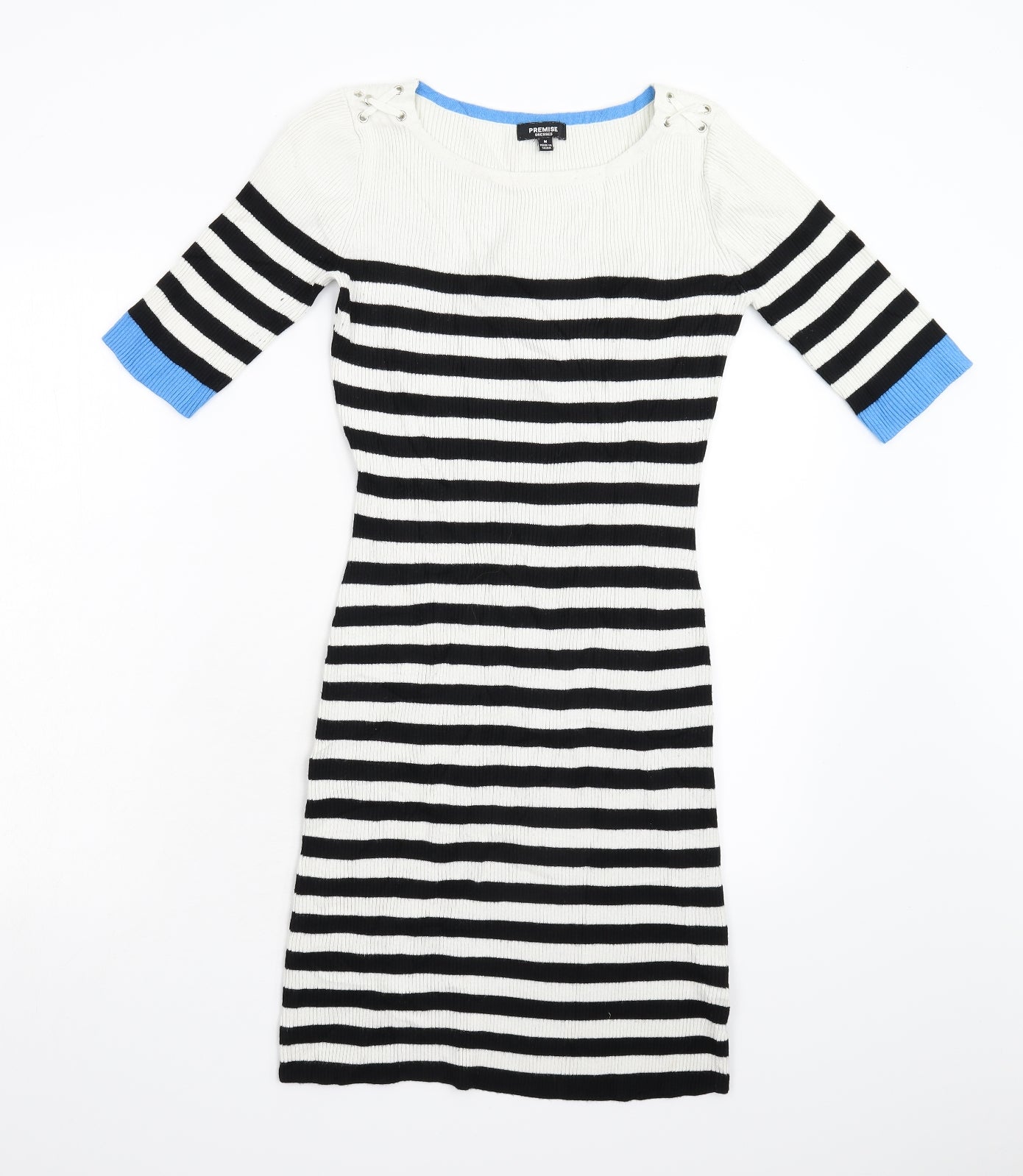 Premise Womens Multicoloured Striped  Jumper Dress  Size M