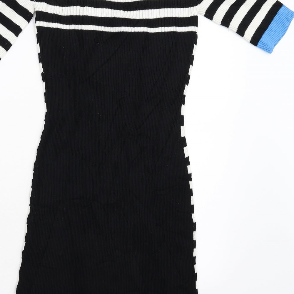 Premise Womens Multicoloured Striped  Jumper Dress  Size M