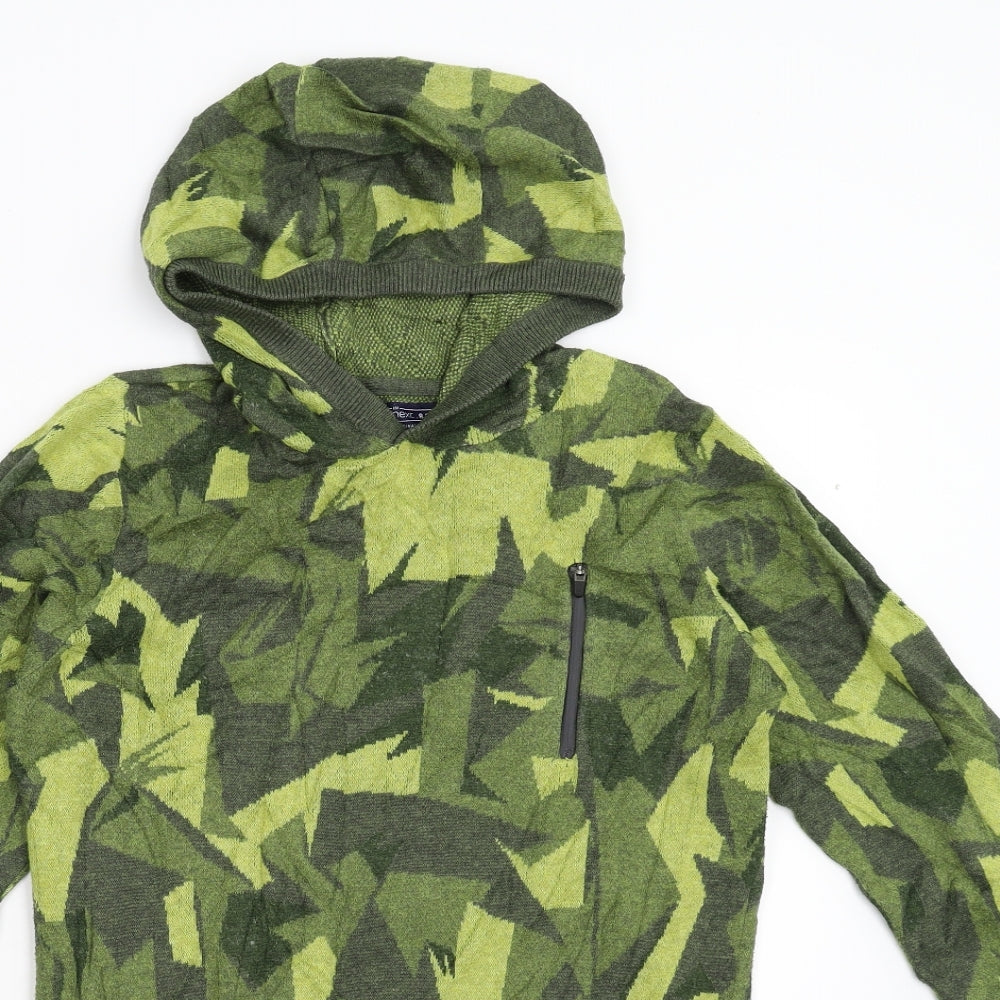 NEXT Boys Green   Pullover Hoodie Size 12 Years