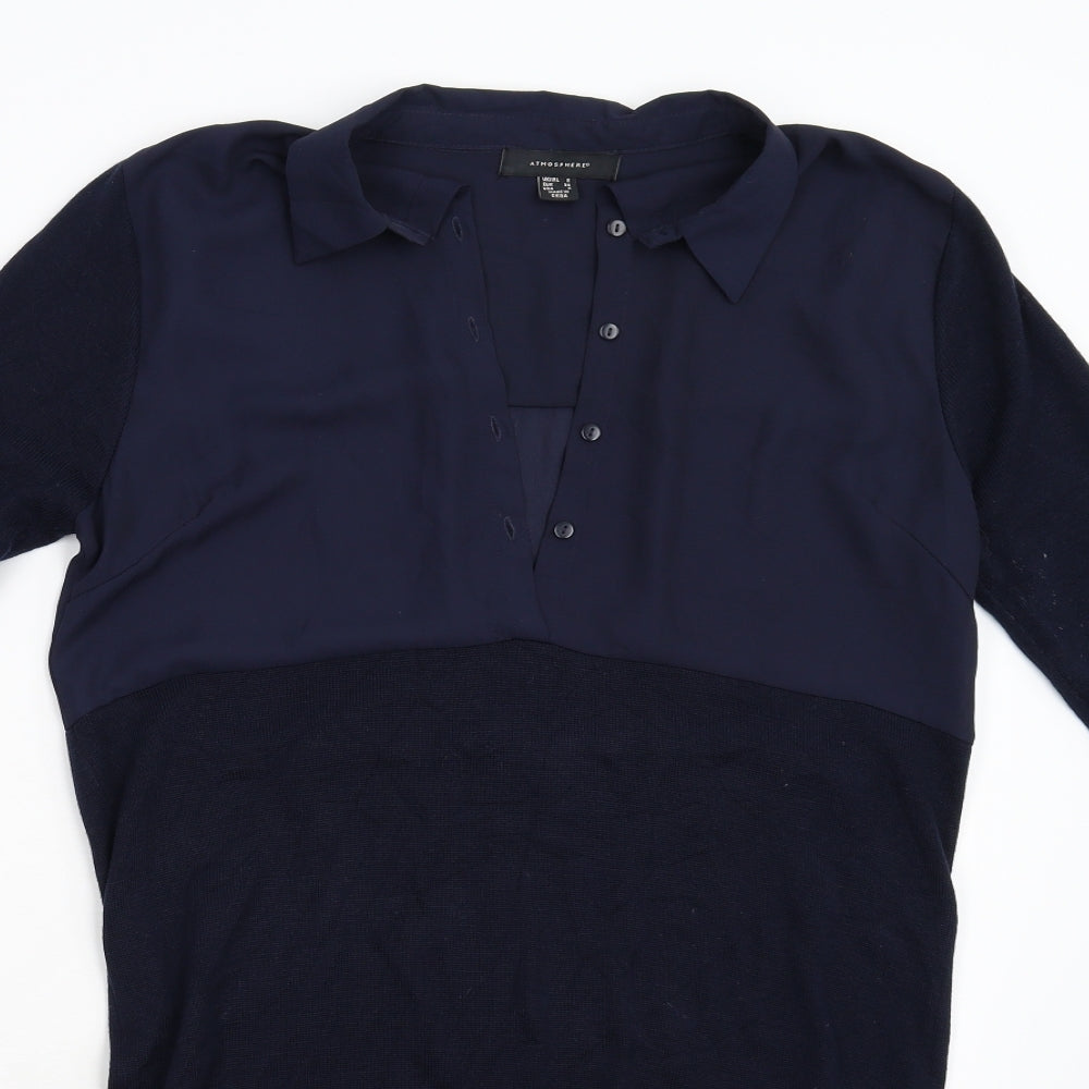 Primark Womens Blue   Jumper Dress  Size 8