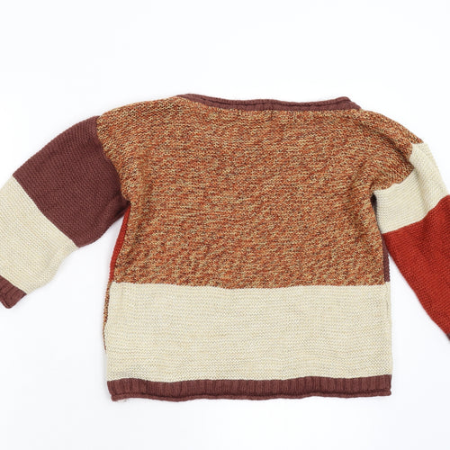 Primark Womens Multicoloured  Knit Pullover Jumper Size 10