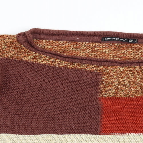 Primark Womens Multicoloured  Knit Pullover Jumper Size 10