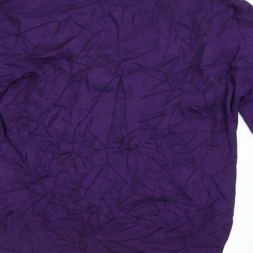 Per Una Womens Purple   Pullover Jumper Size 10