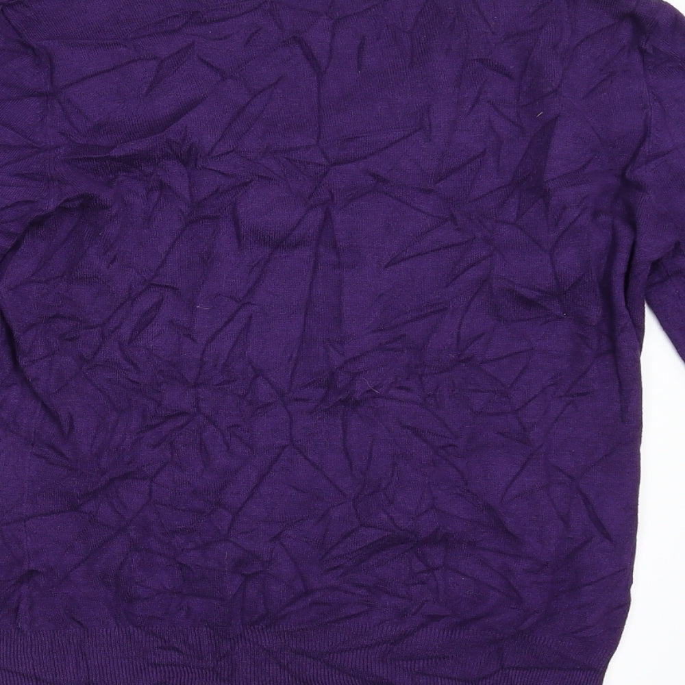 Per Una Womens Purple   Pullover Jumper Size 10