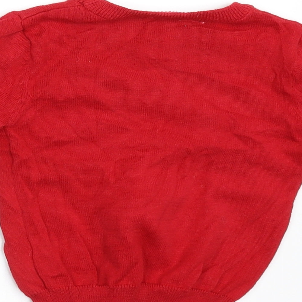 Primark Baby Red   Pullover Jumper Size 18-24 Months