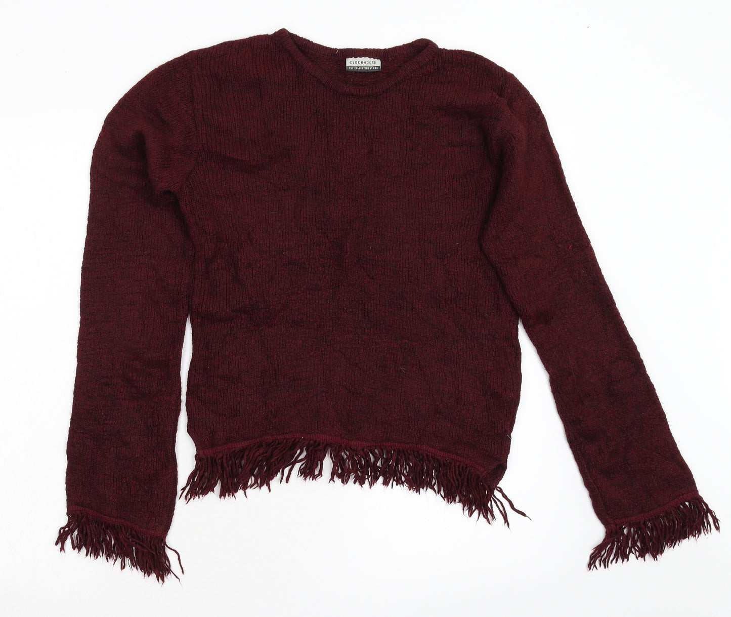 Clock House Womens Red   Pullover Jumper Size M