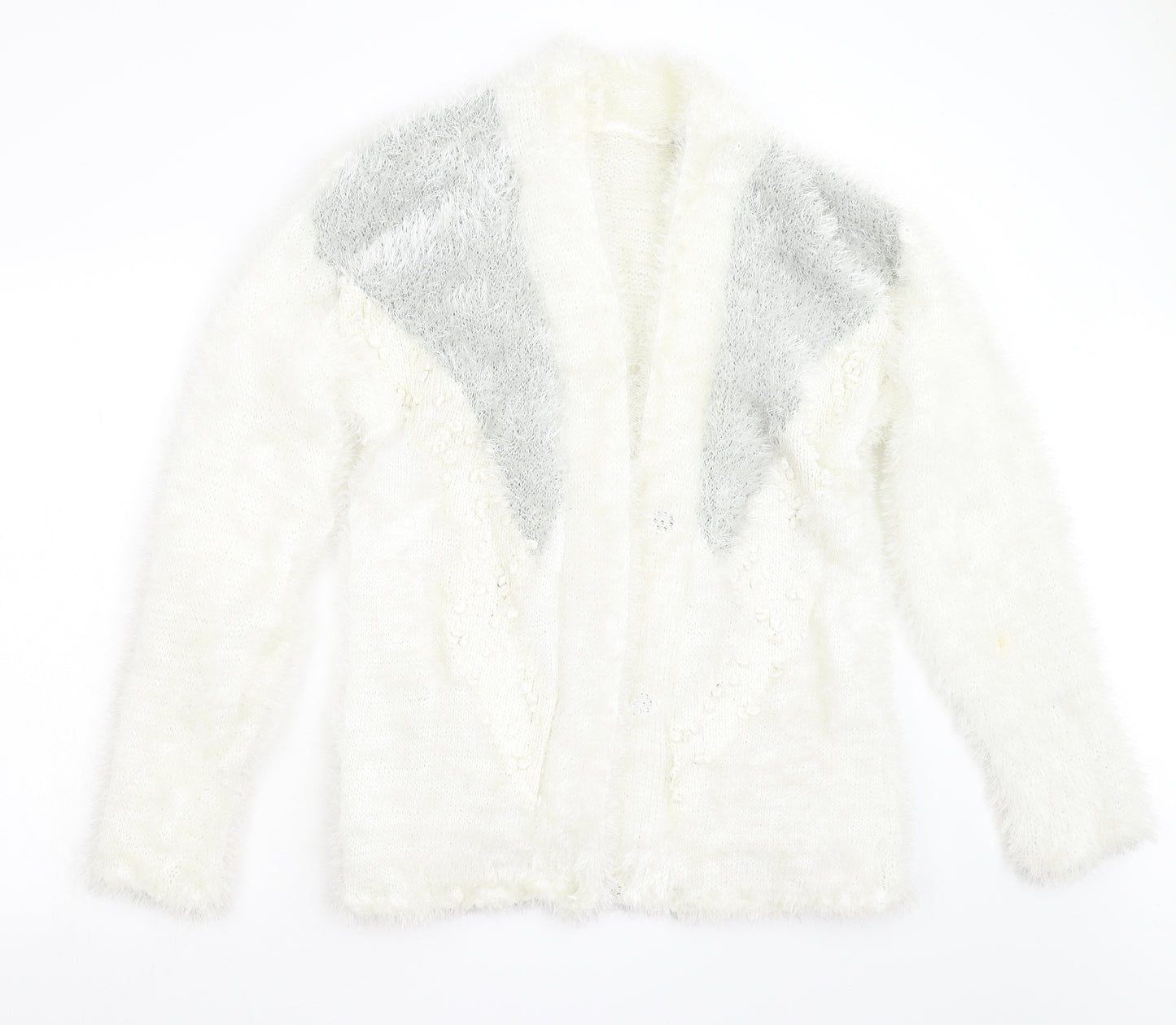 Preworn Womens Ivory   Cardigan Jumper Size L