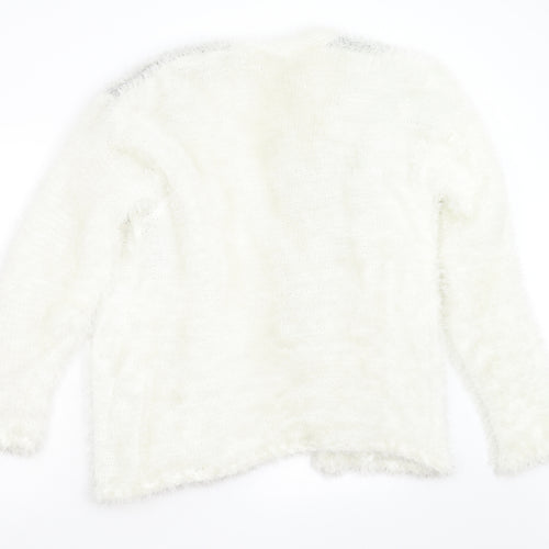 Preworn Womens Ivory   Cardigan Jumper Size L