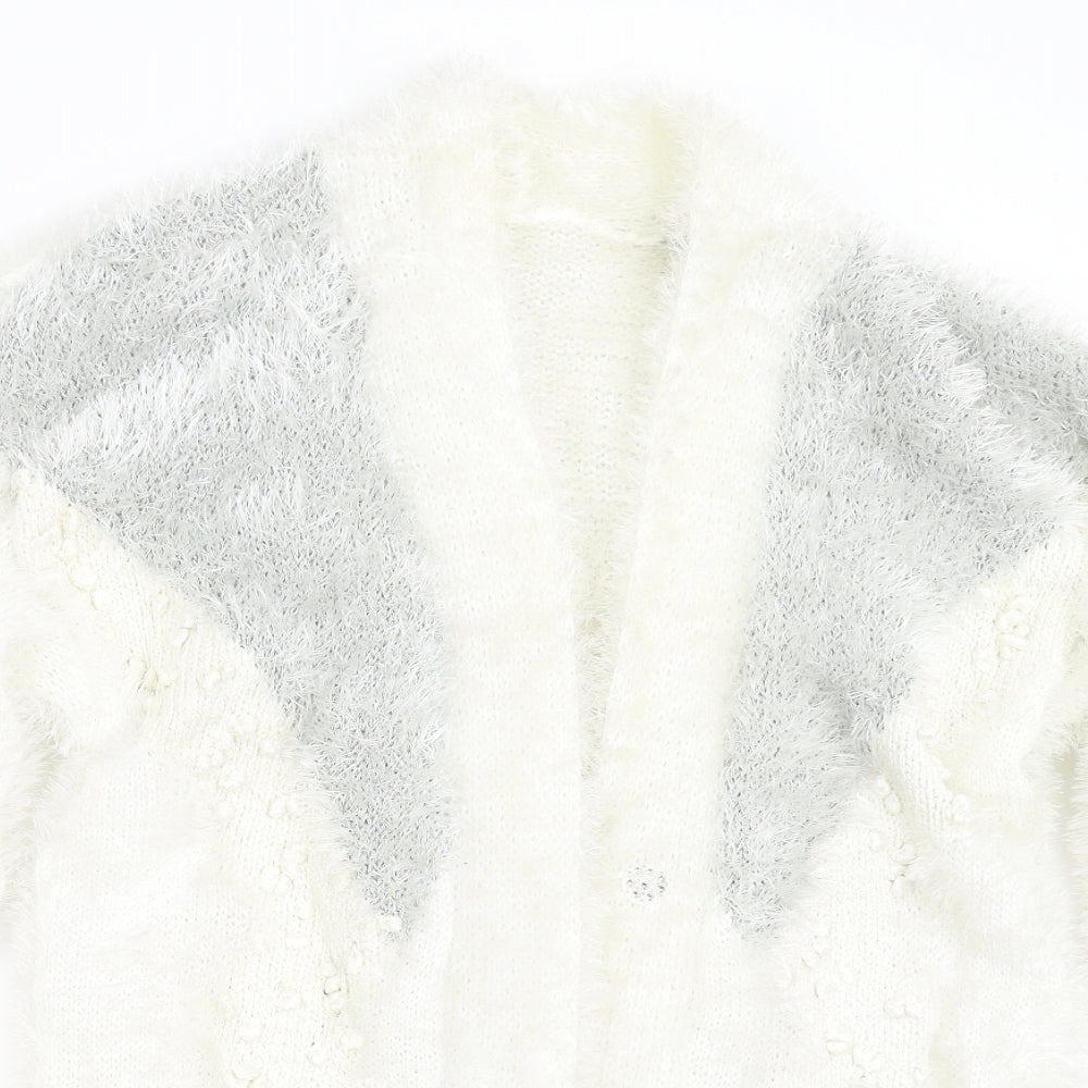Preworn Womens Ivory   Cardigan Jumper Size L