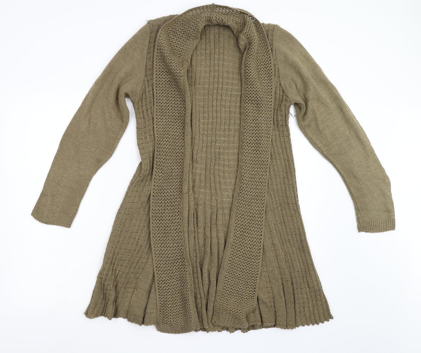 Pura Moda Womens Green   Cardigan Jumper Size M