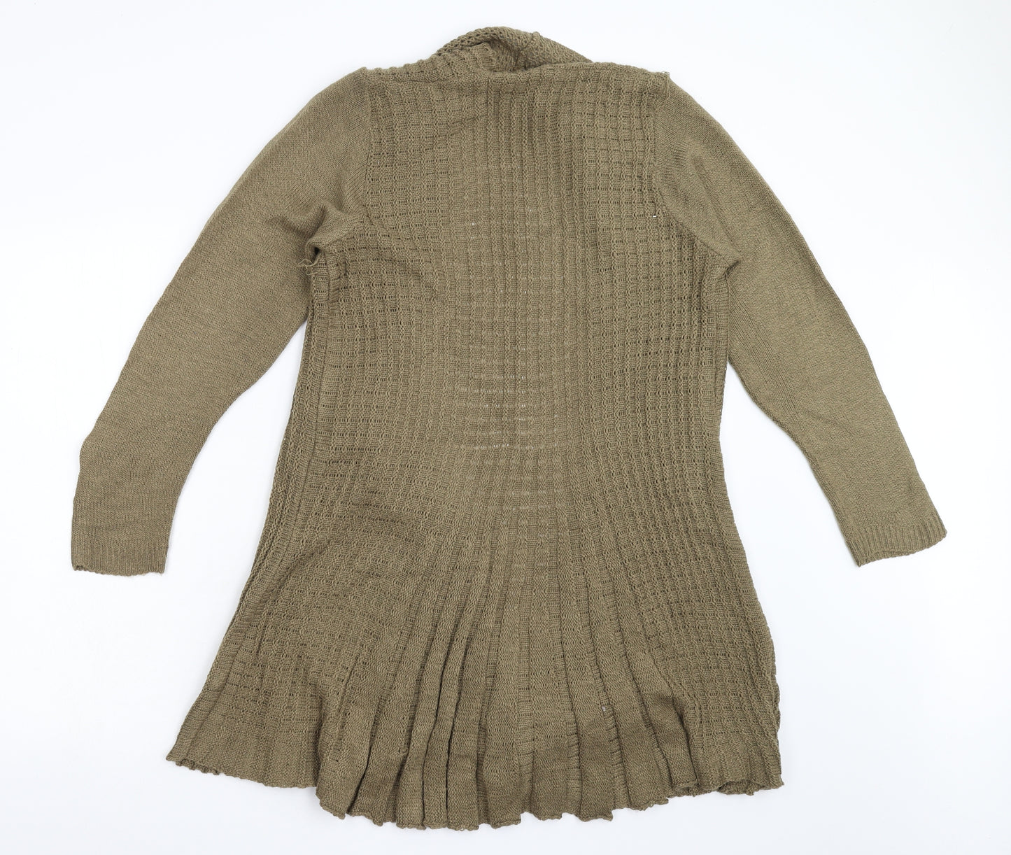 Pura Moda Womens Green   Cardigan Jumper Size M