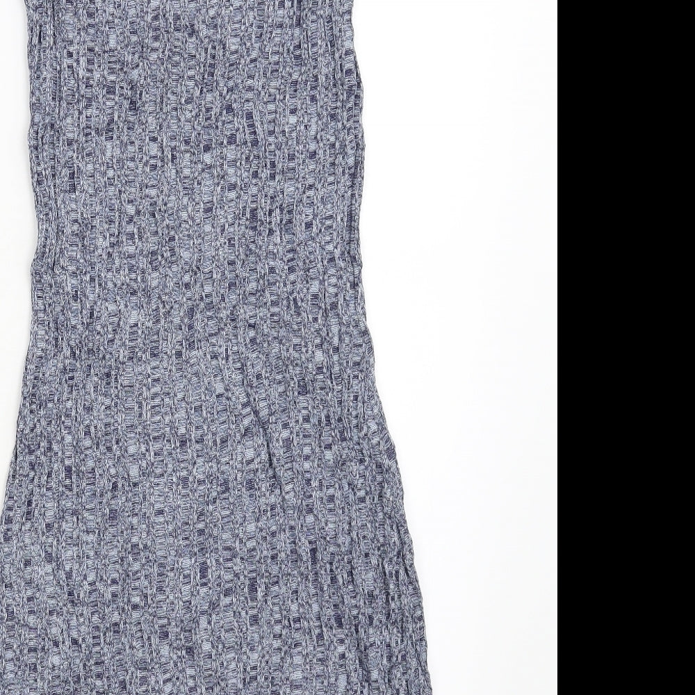 M&S Womens Blue   Jumper Dress  Size 6
