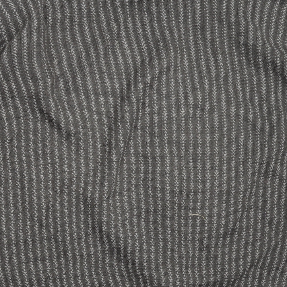 Premier Mens Grey Geometric  Full Zip Jumper Size XL