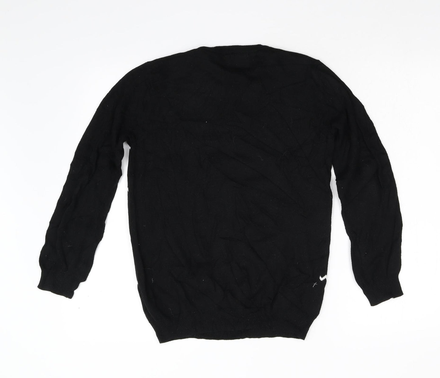 Primark Boys Black   Pullover Jumper Size 10-11 Years  - Christmas