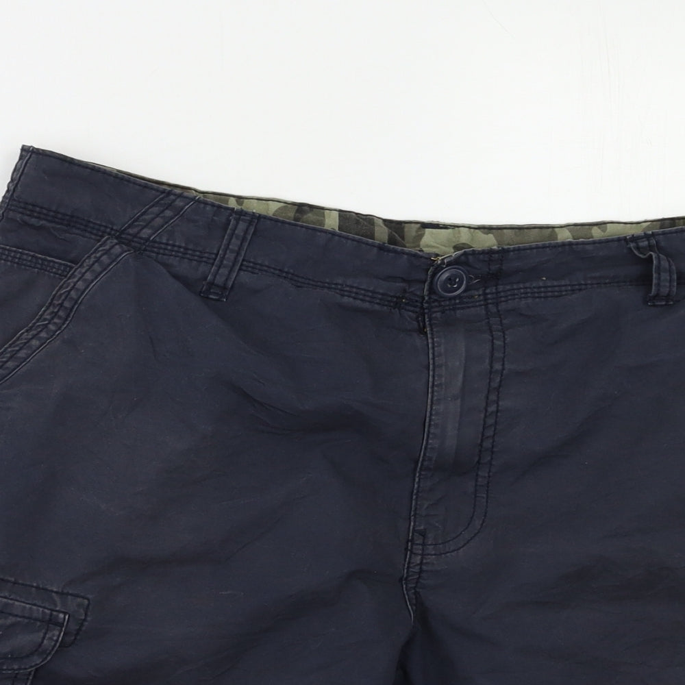 F&F Mens Grey   Cargo Shorts Size 34
