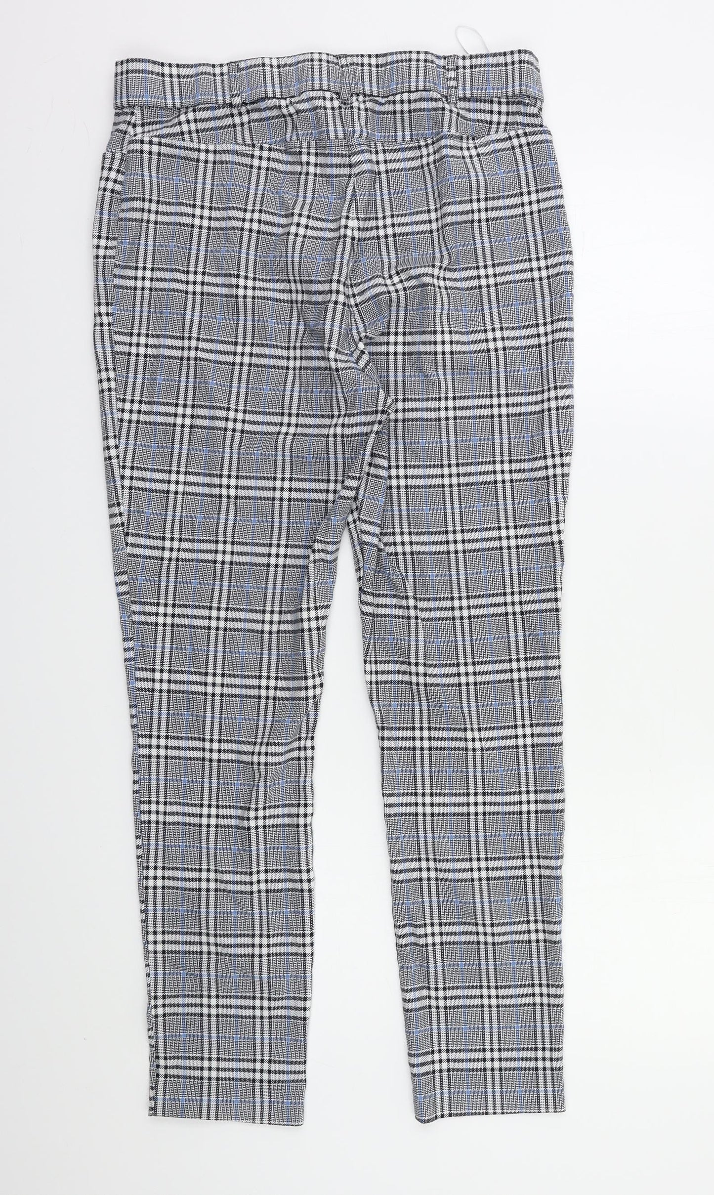 Primark Womens Multicoloured Check  Trousers  Size 18 L26 in
