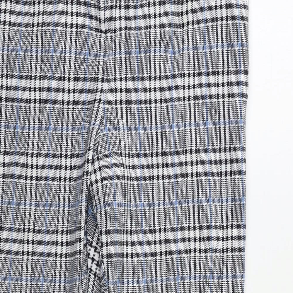 Primark Womens Multicoloured Check  Trousers  Size 18 L26 in