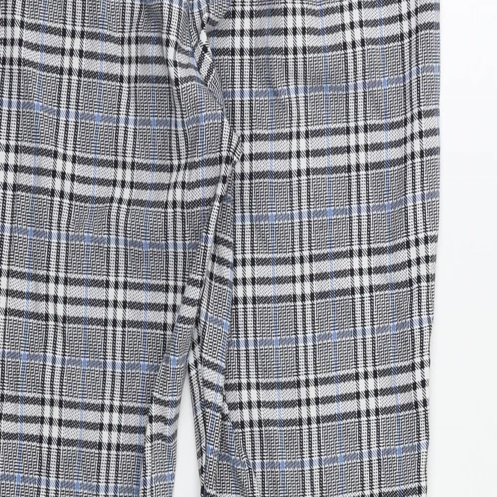 Primark Womens Multicoloured Check  Trousers  Size 18 L26 in