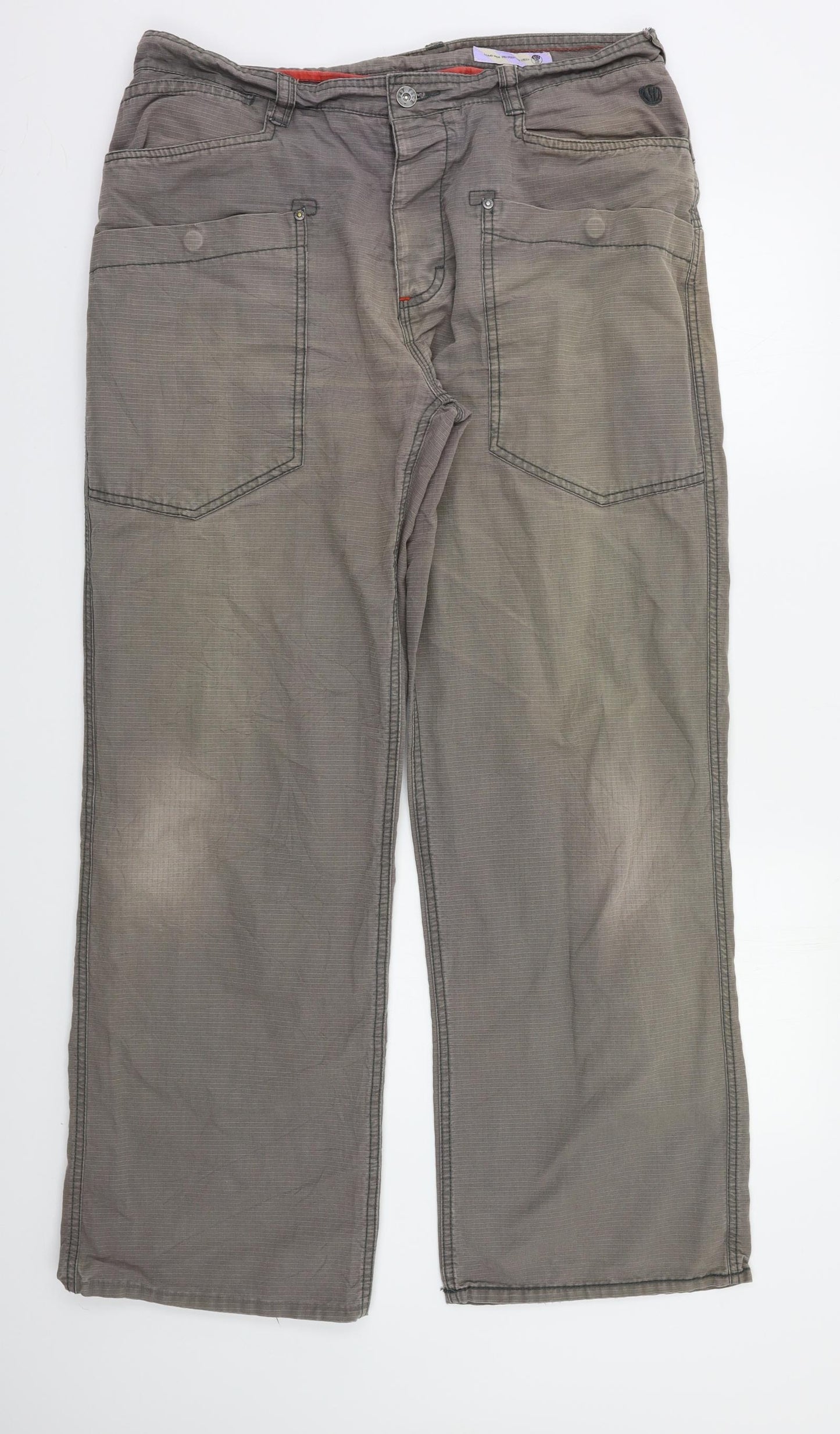 Fat Face Mens Grey   Cargo Trousers Size 34 L31 in