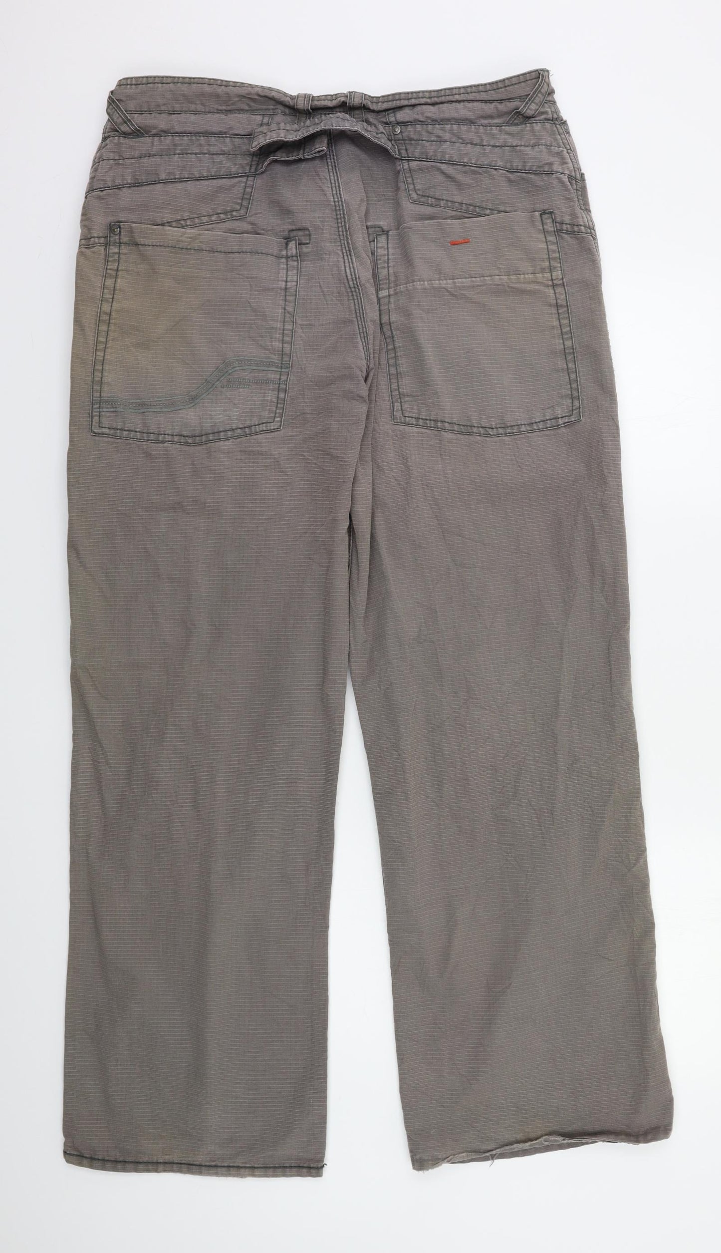 Fat Face Mens Grey   Cargo Trousers Size 34 L31 in