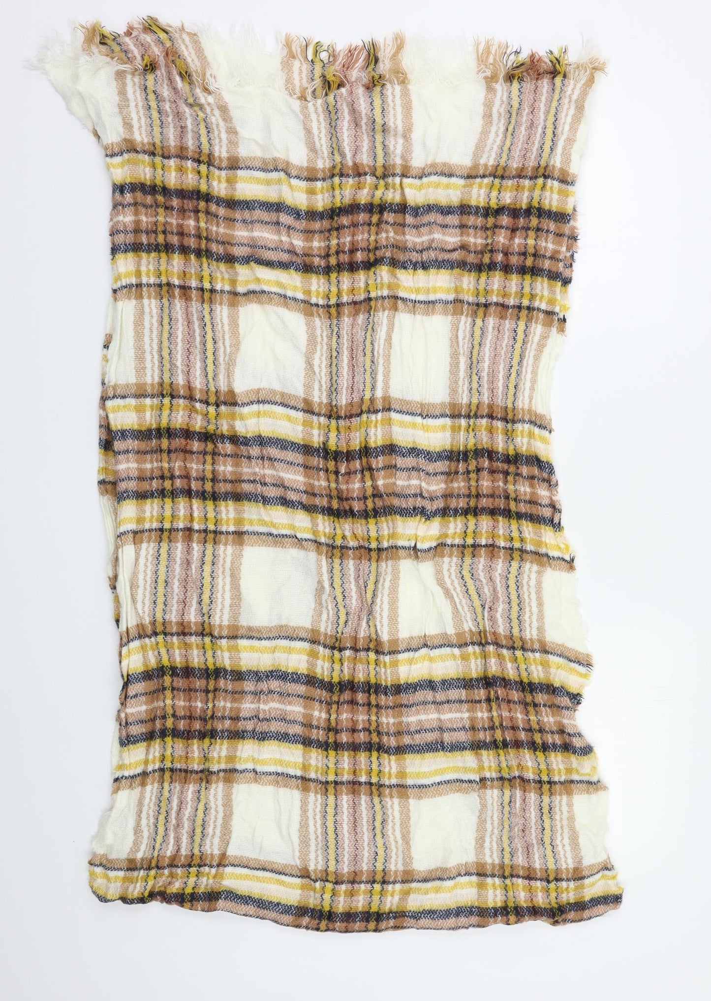 Prew Womens Brown Check   Scarf