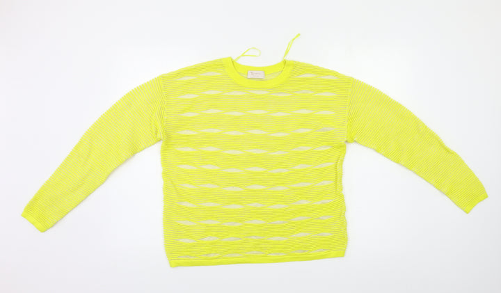 TU Womens Yellow Pullover Jumper Size 12