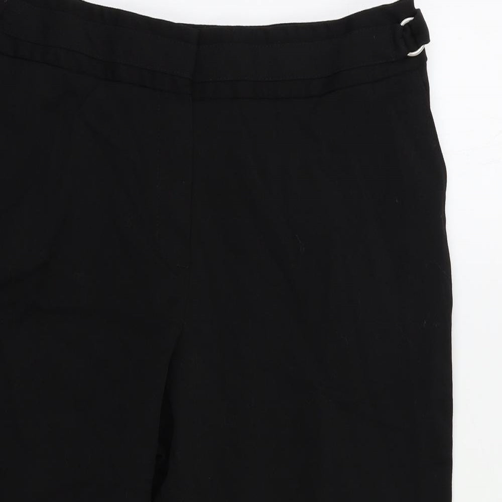 M&S Womens Black   Capri Trousers Size 18 L20 in