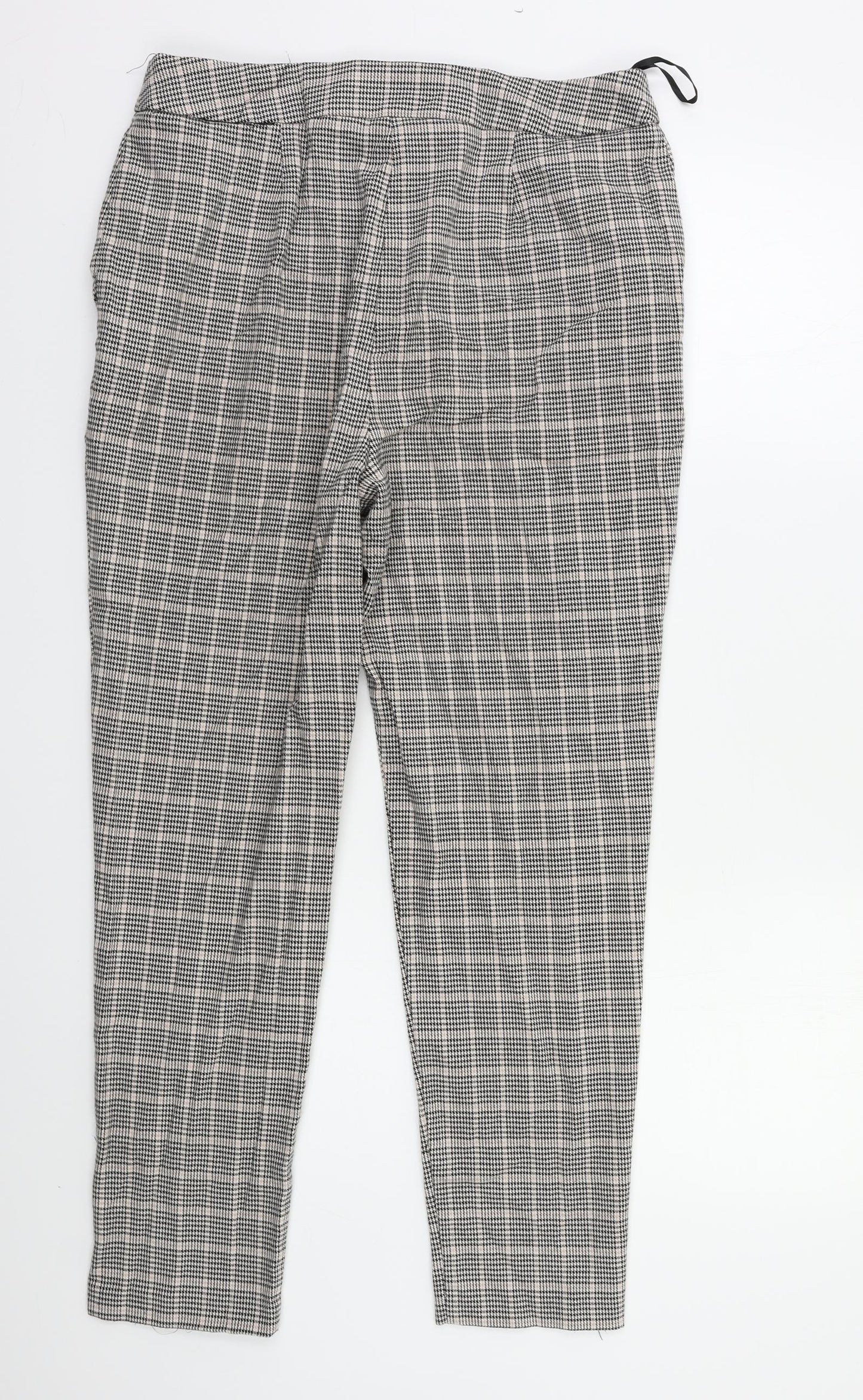 F&F Womens Multicoloured Check  Trousers  Size 12 L27 in
