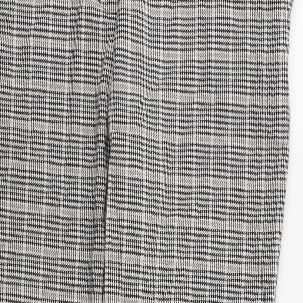 F&F Womens Multicoloured Check  Trousers  Size 12 L27 in