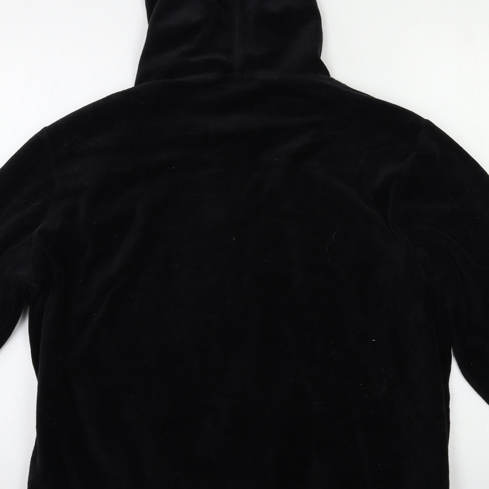 Papaya Womens Black   Full Zip Hoodie Size L