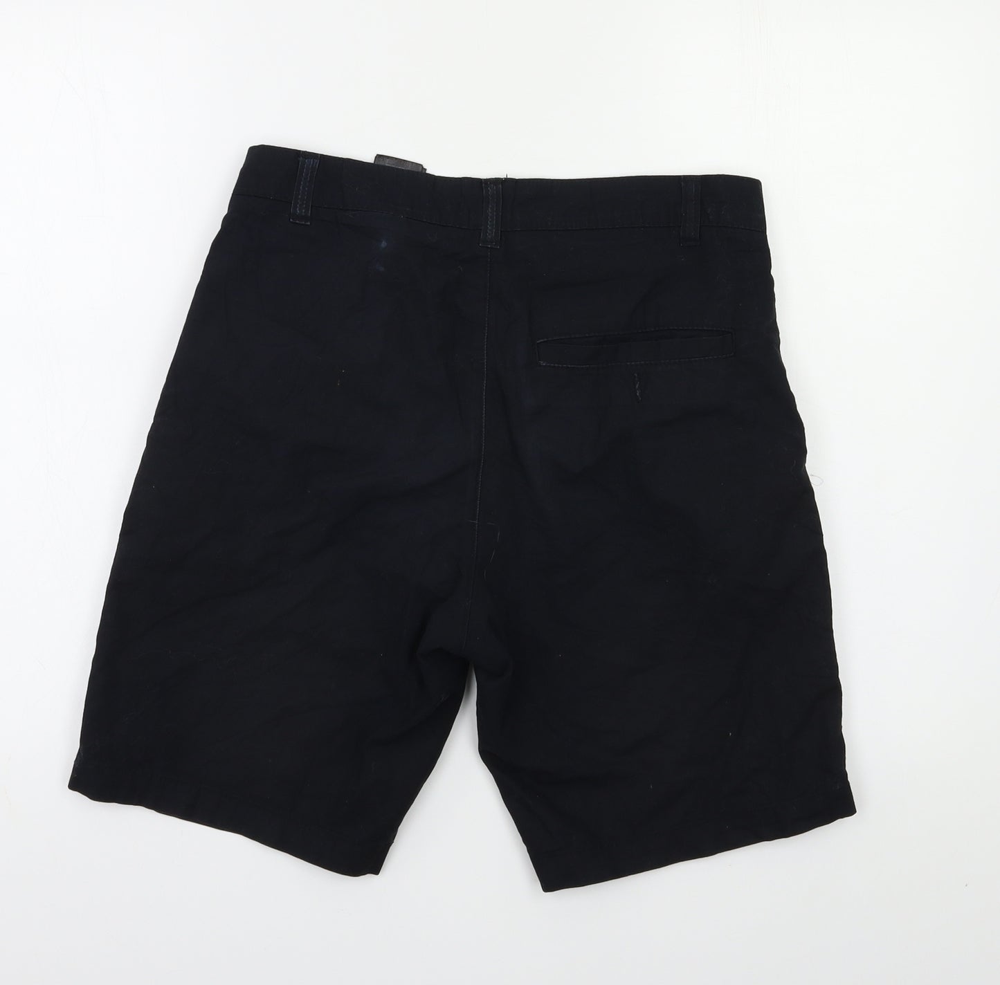 H&M Mens Black   Cargo Shorts Size 30
