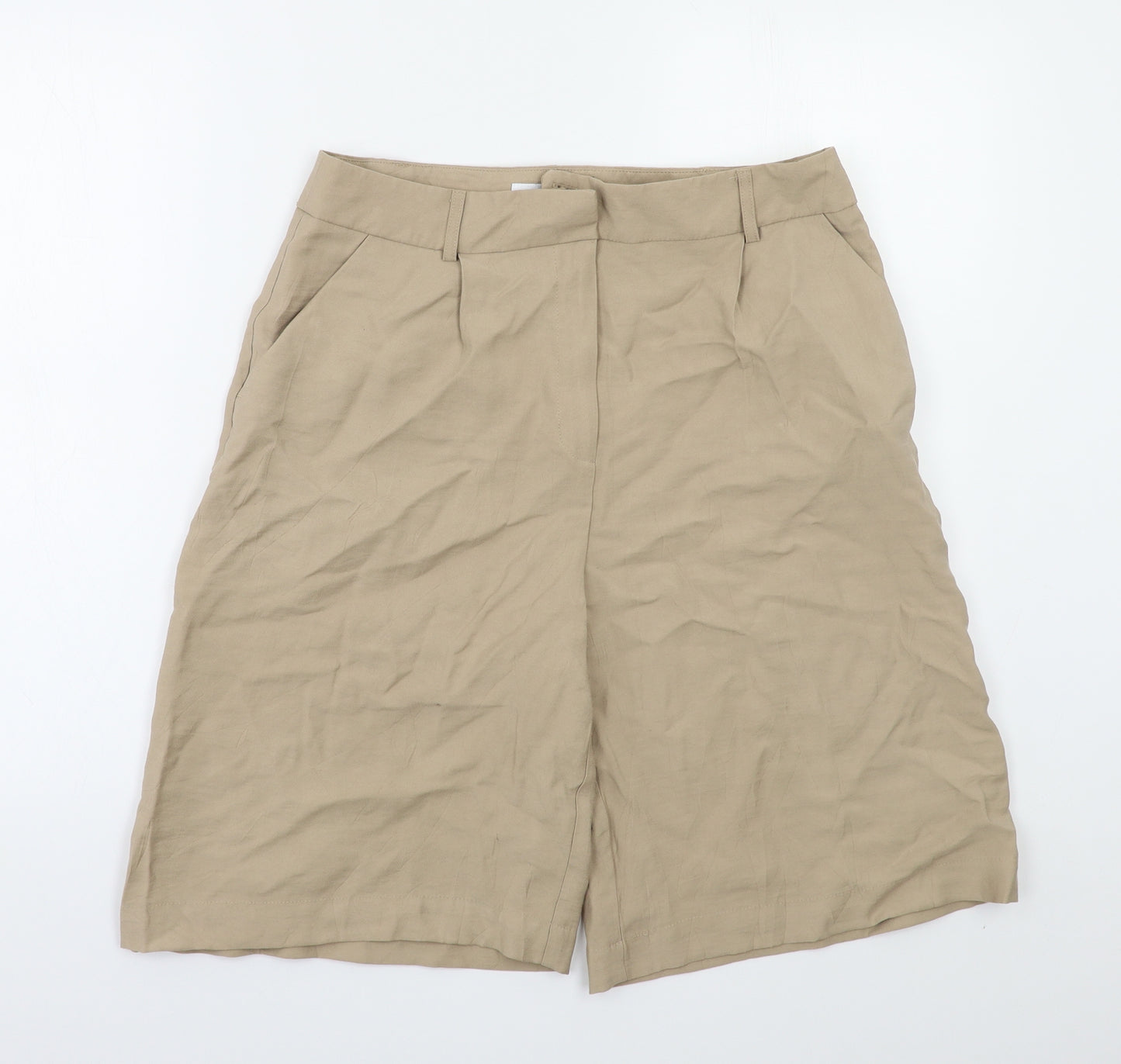 Primark Womens Beige   Chino Shorts Size 14