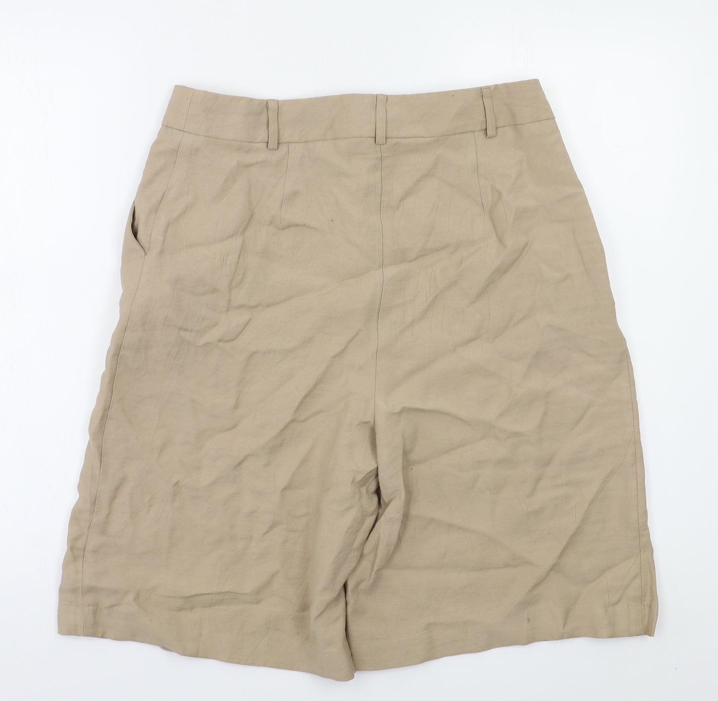 Primark Womens Beige   Chino Shorts Size 14