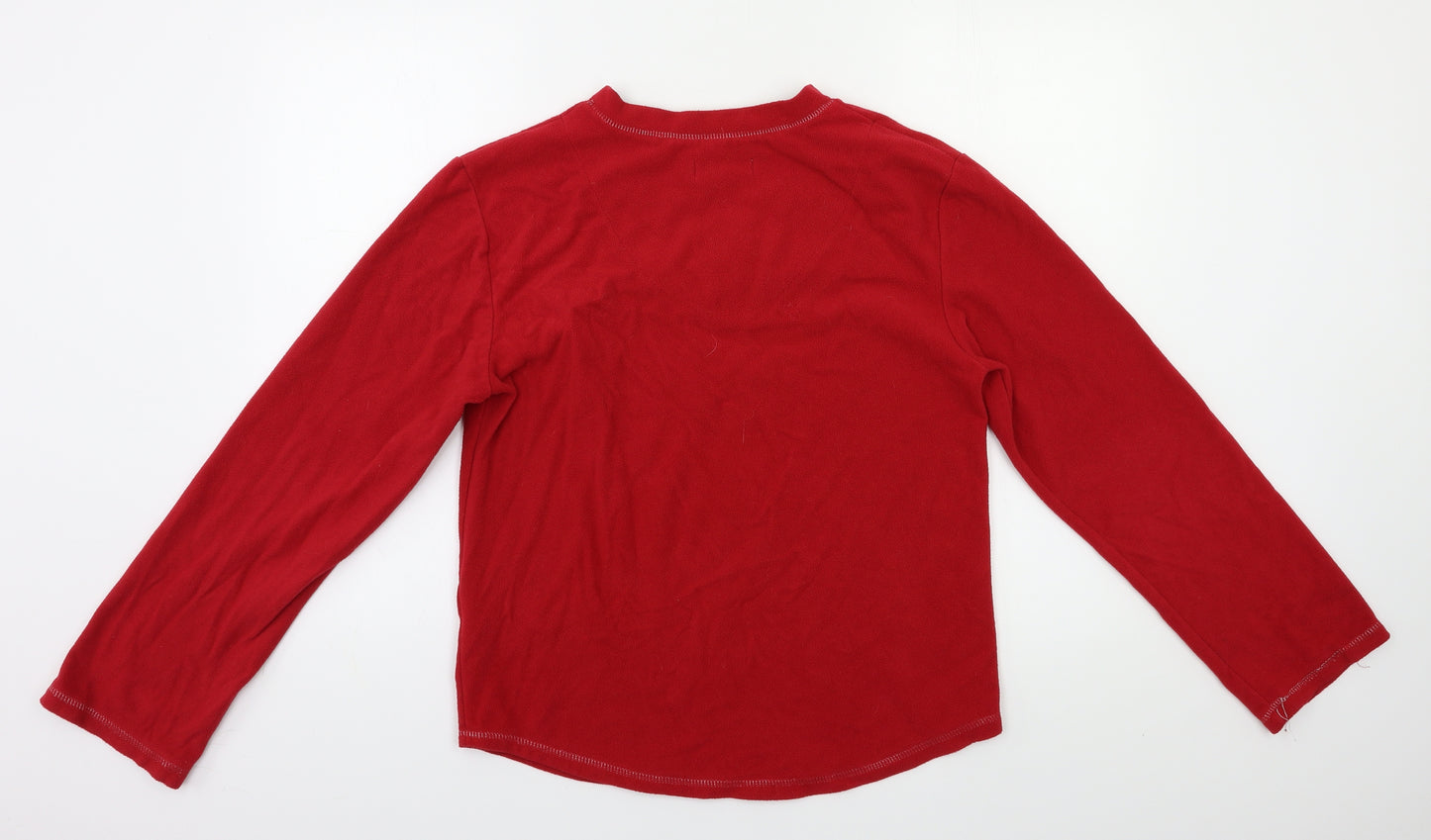 Secret Posessions Womens Red Solid  Top Pyjama Top Size 14