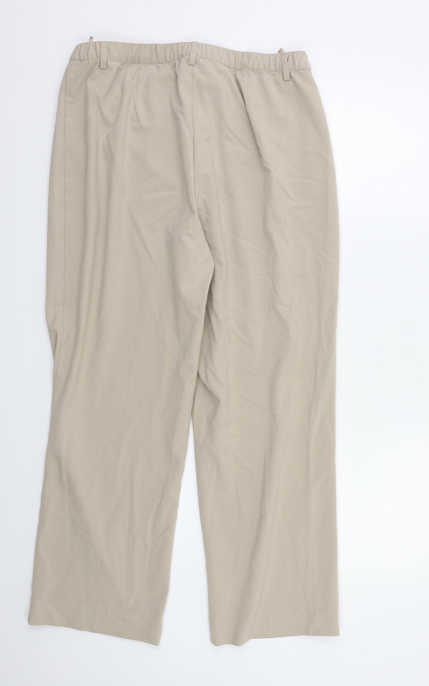 Damart Womens Beige   Trousers  Size 16 L25 in