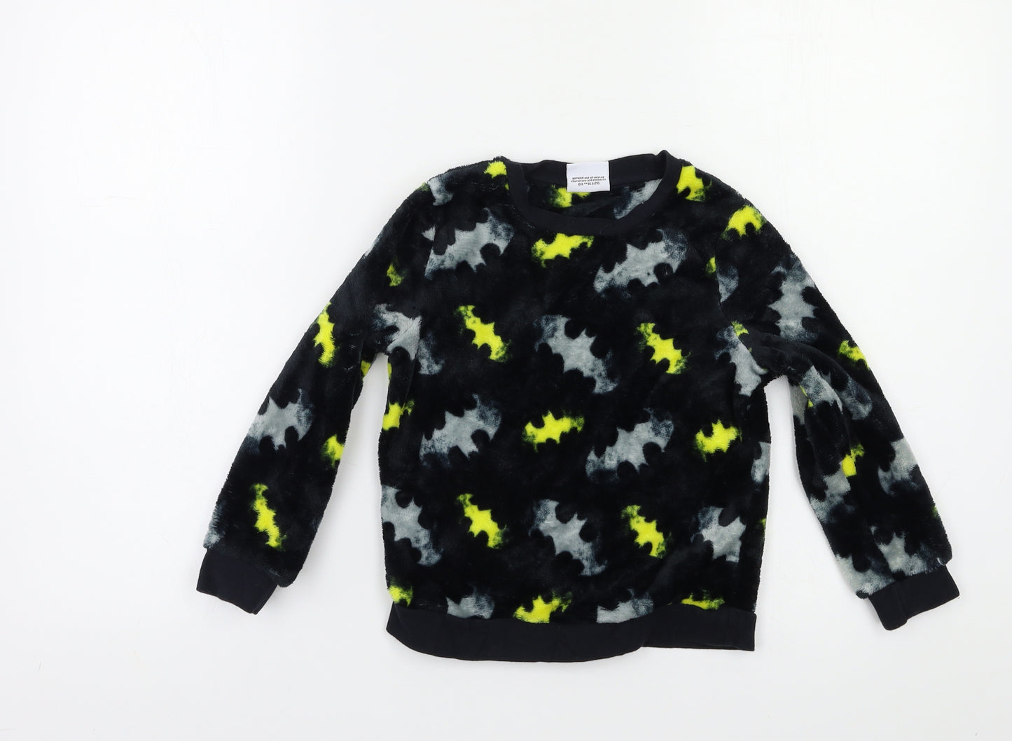 Nutmeg Boys Black Geometric  Pullover Sweatshirt Size 4-5 Years  - Batman